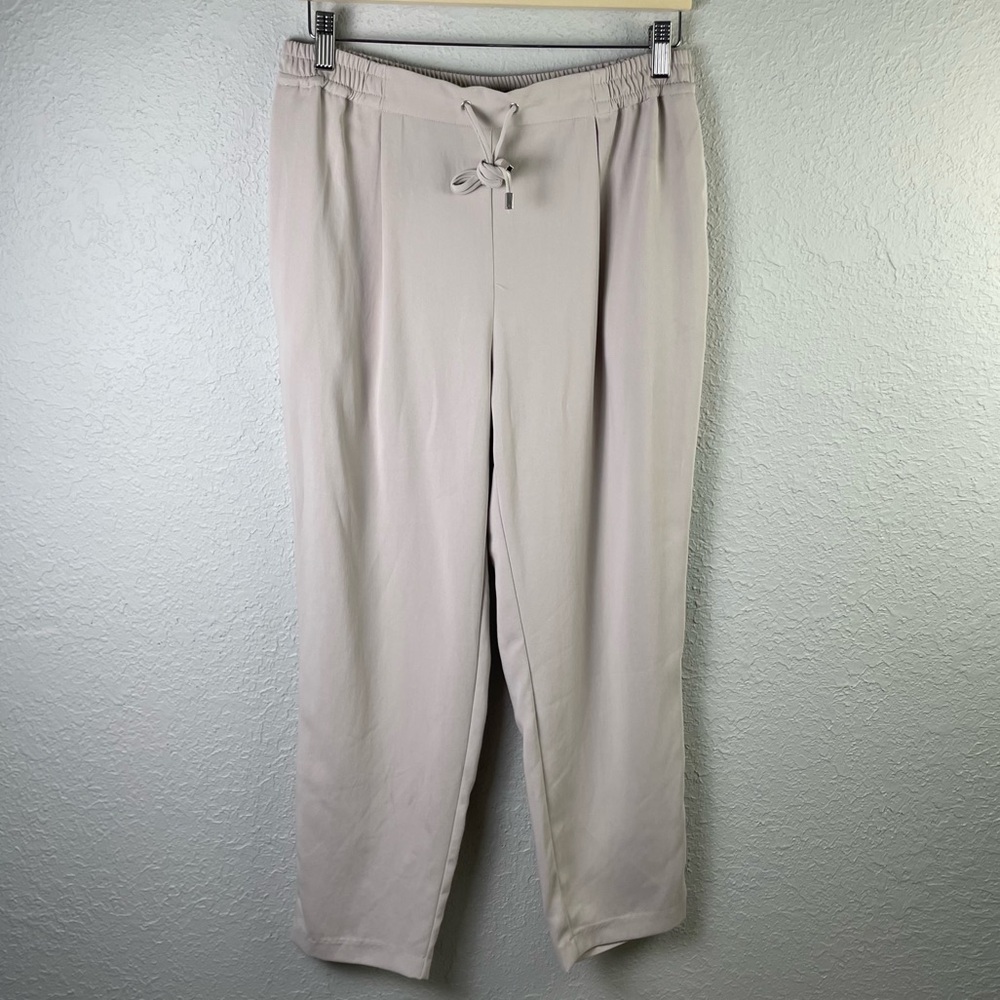 ZARA Cropped‎ Drawstring Trousers